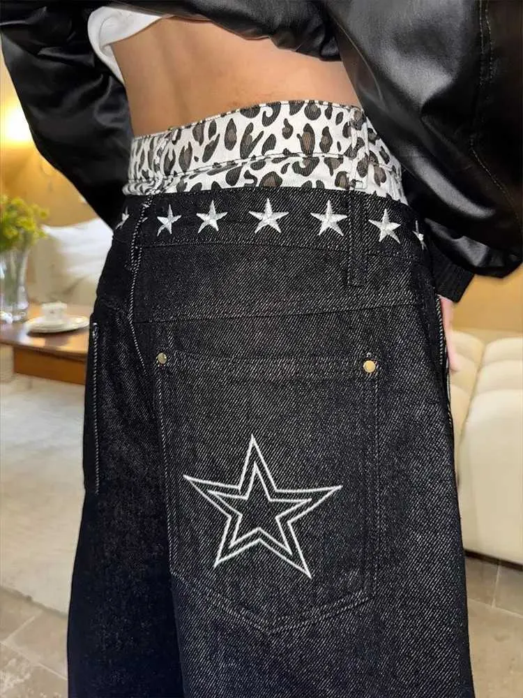 Womens Baggy Wide Leg Denim Pants, Y2K Japanese... From Welki, Rs 