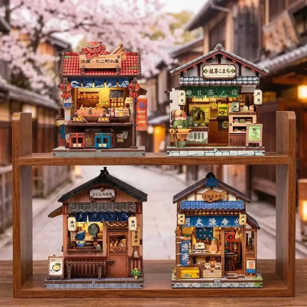 CUTEBEE DIY Book Nook Kit, Japanese Mini Store 3D From
