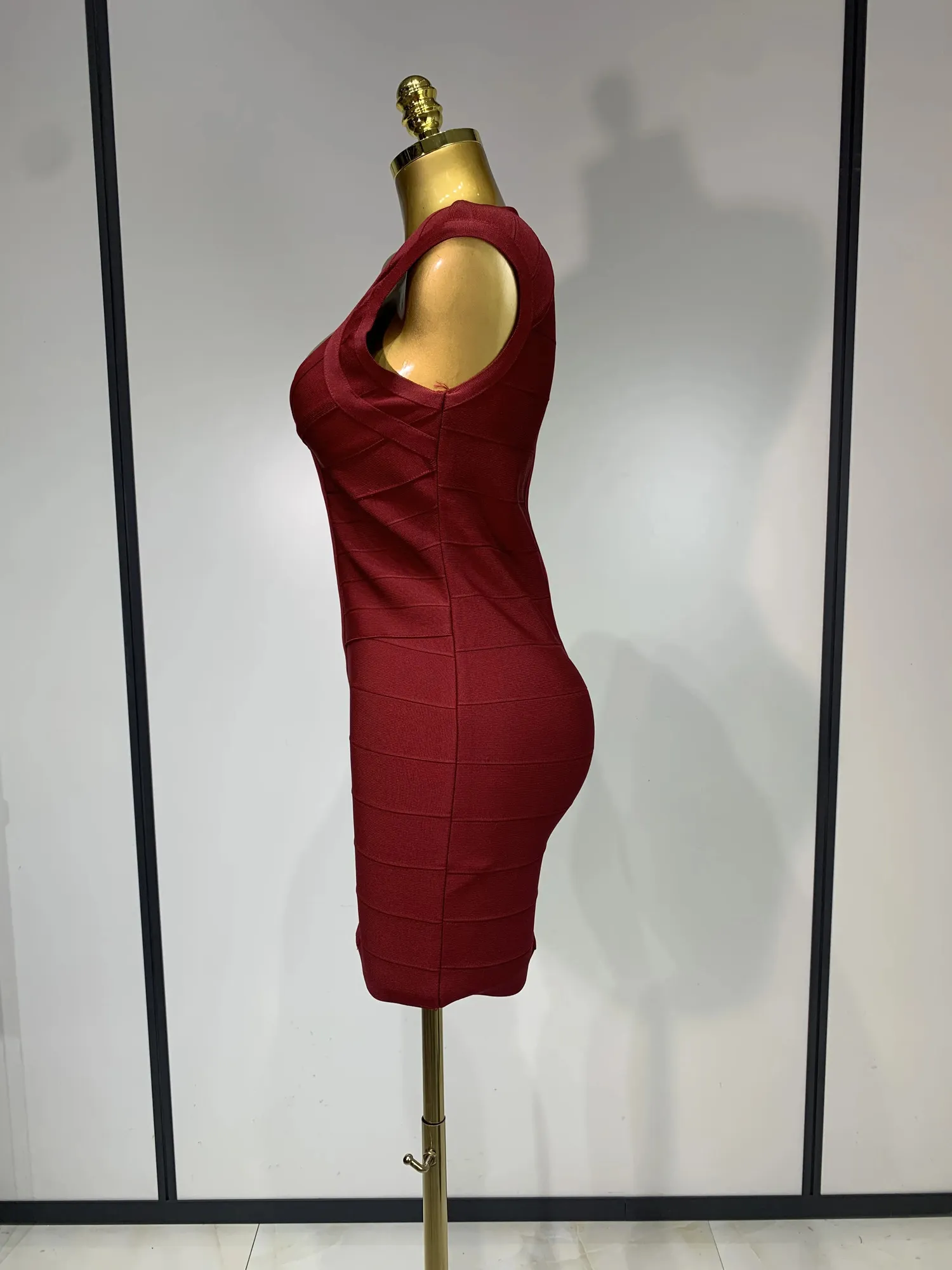 colourful boho dress Women Sexy Sleeveless Deep V-neck Bodycon Mini Bandage Dresses Elegant Evening Party y Birthday Club Prom Gown 260731 Binding:Paperback The Midnight Dress is Tag : HERO A-line Floor-length V-Neck Navy