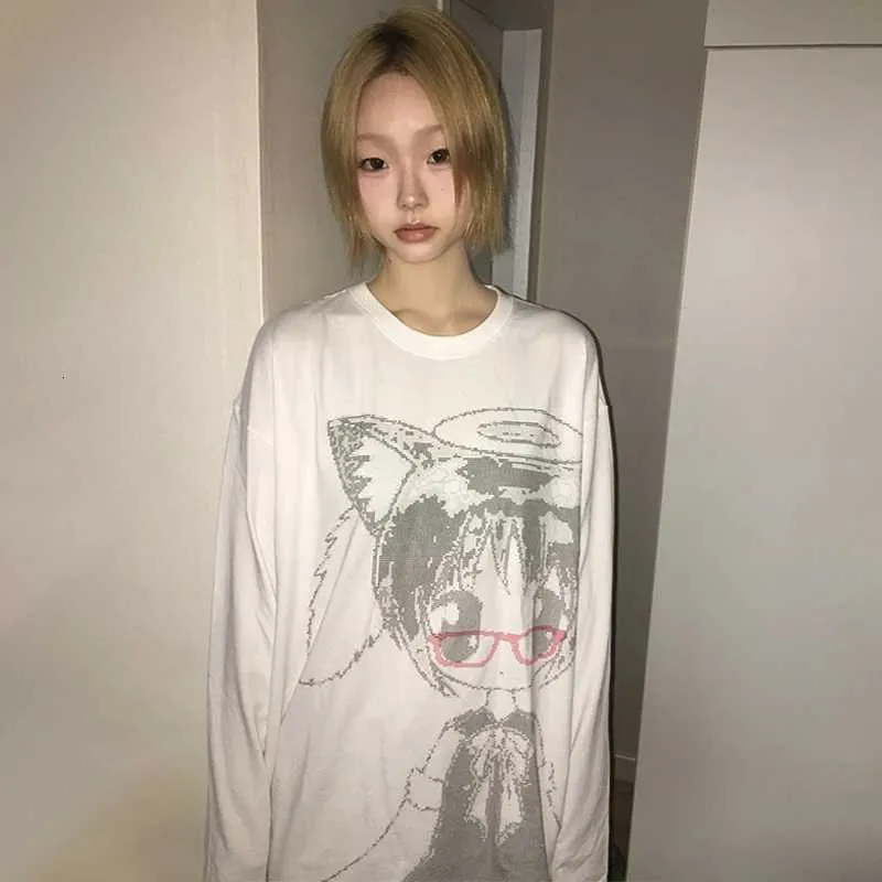 Y2K Japanese Print Long Sleeve T Shirt, Vintage From Unspool