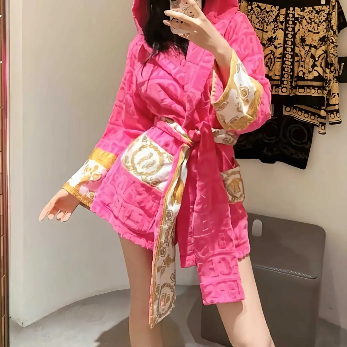 Lightweight Silk Satin Sleepwear Robe For Women ... From Make08, Rs.6,140.78