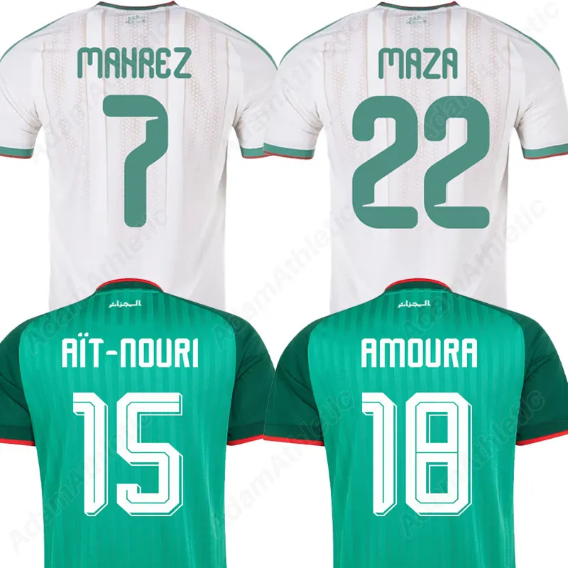 lepni.me Canotta Donna Maglia da Calcio dell'Algeria con Il Tuo Nome e Numero | Distintivo della Bandiera Algerina Top Personalizzato | Mondiali 2022 (S Bianco Multicolore