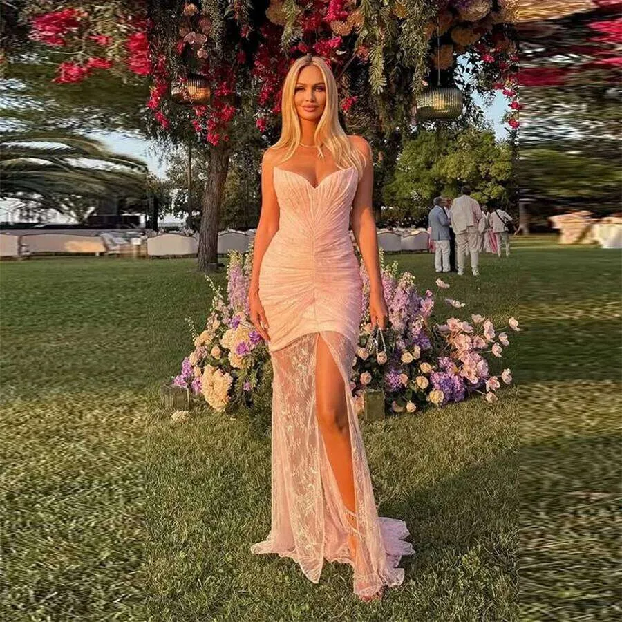 pretty in pink prom dress CosplayDiy Cosplay Andie Costume Women's Pink Polka Dot Dress XS : Clothing, Shoes & Jewelry Madilyn in pink is ideal for prom Beautiful Pink Tulle Lace A-line