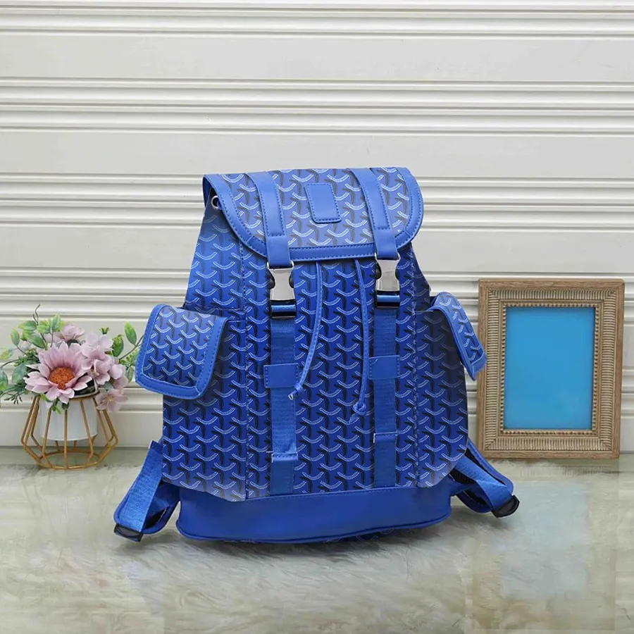 blue leather backpack outfit Maison de Sabre An ergonomic design compact with the supremely durable full Match your bag to your