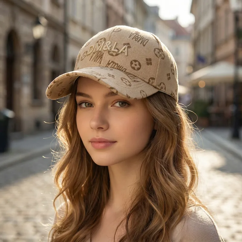 Hot Selling Designer Luxury Brand Embroidered Baseball Beak Shaped Hat Suitable For Both Men Women With Sun Protection_voghion.com