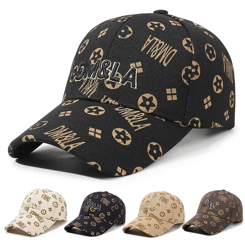 Hot Selling Designer Luxury Brand Embroidered Baseball Beak Shaped Hat Suitable For Both Men Women With Sun Protection_voghion.com
