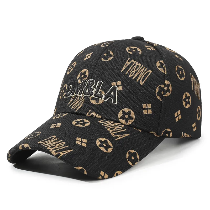 Hot Selling Designer Luxury Brand Embroidered Baseball Beak Shaped Hat Suitable For Both Men Women With Sun Protection_voghion.com