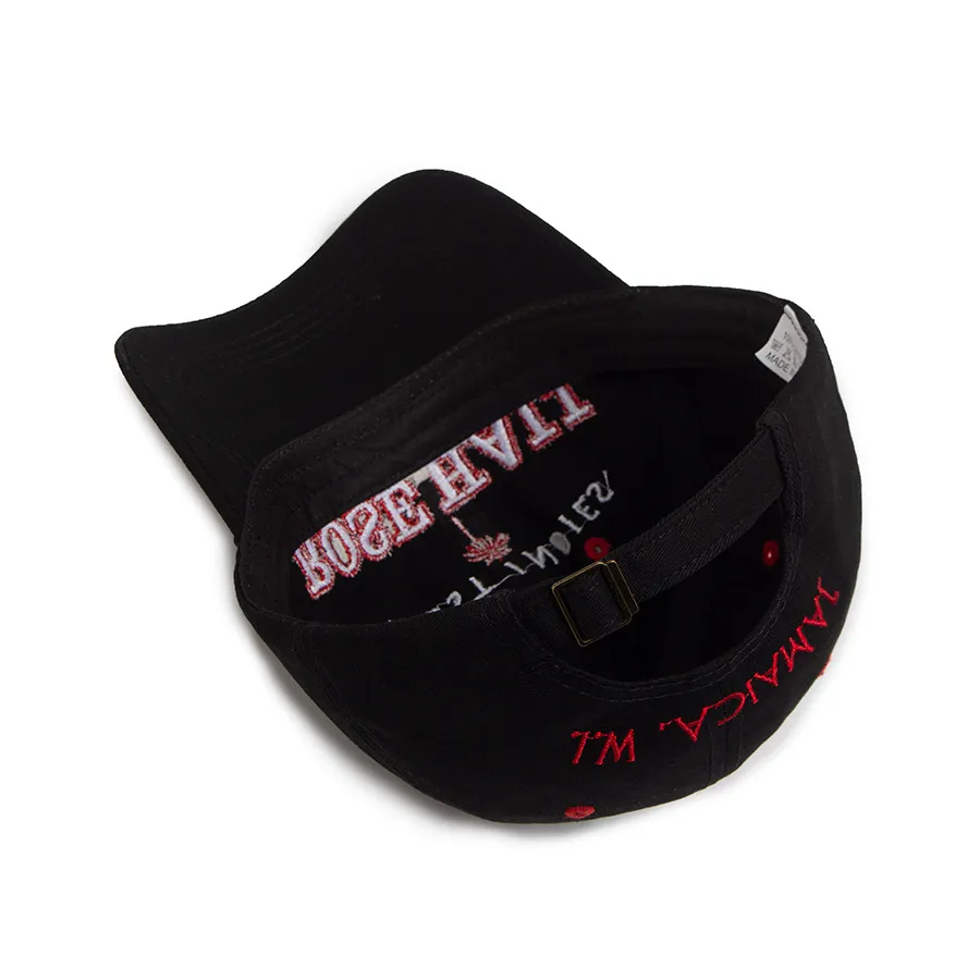 2026 Rose Hall Jamaican Style Embroidered Baseball For Daily Wear Adjustable Casual Duckbill Cap Free Shipping_voghion.com
