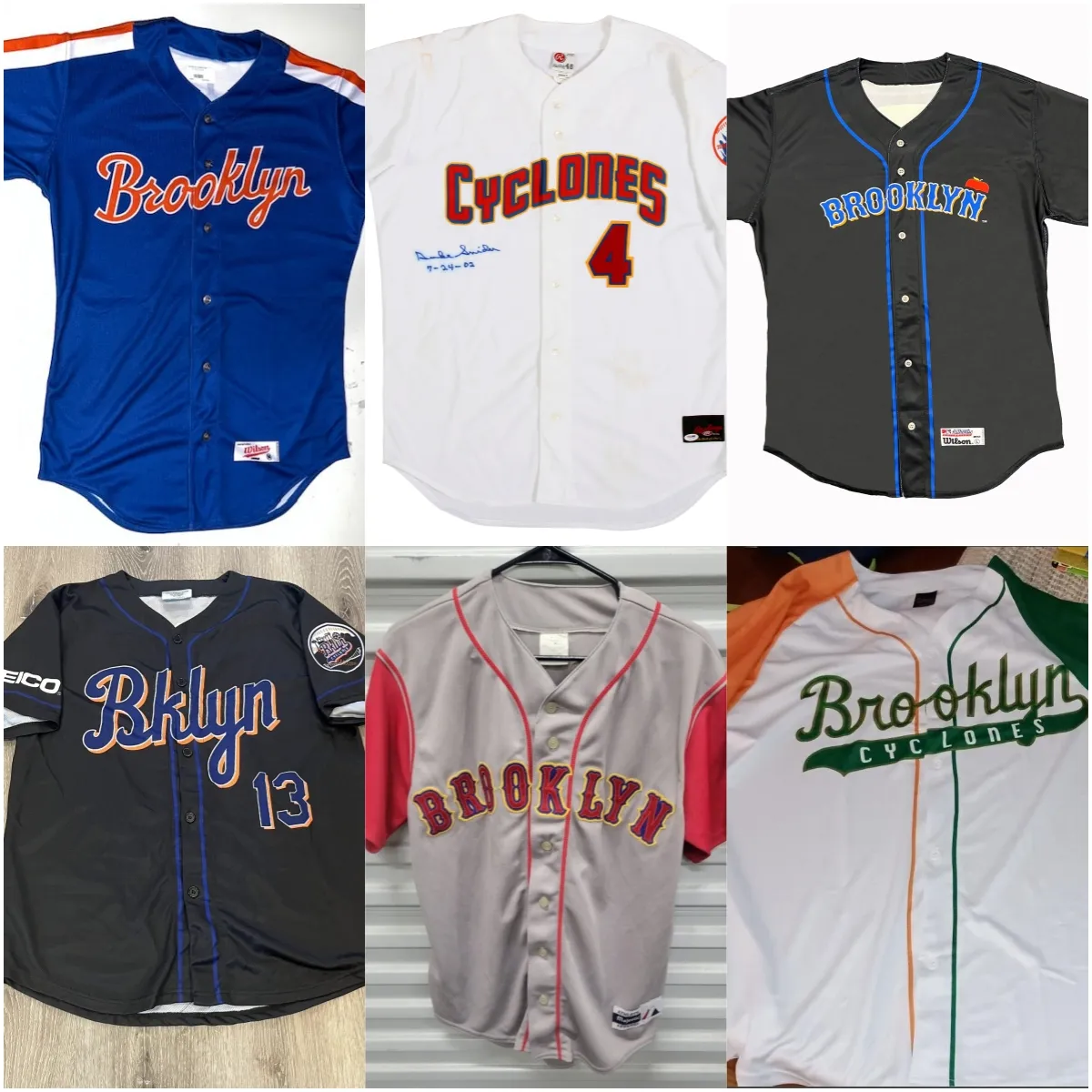 Brooklyn Cyclones Baseball Jerseys Custom Name And From