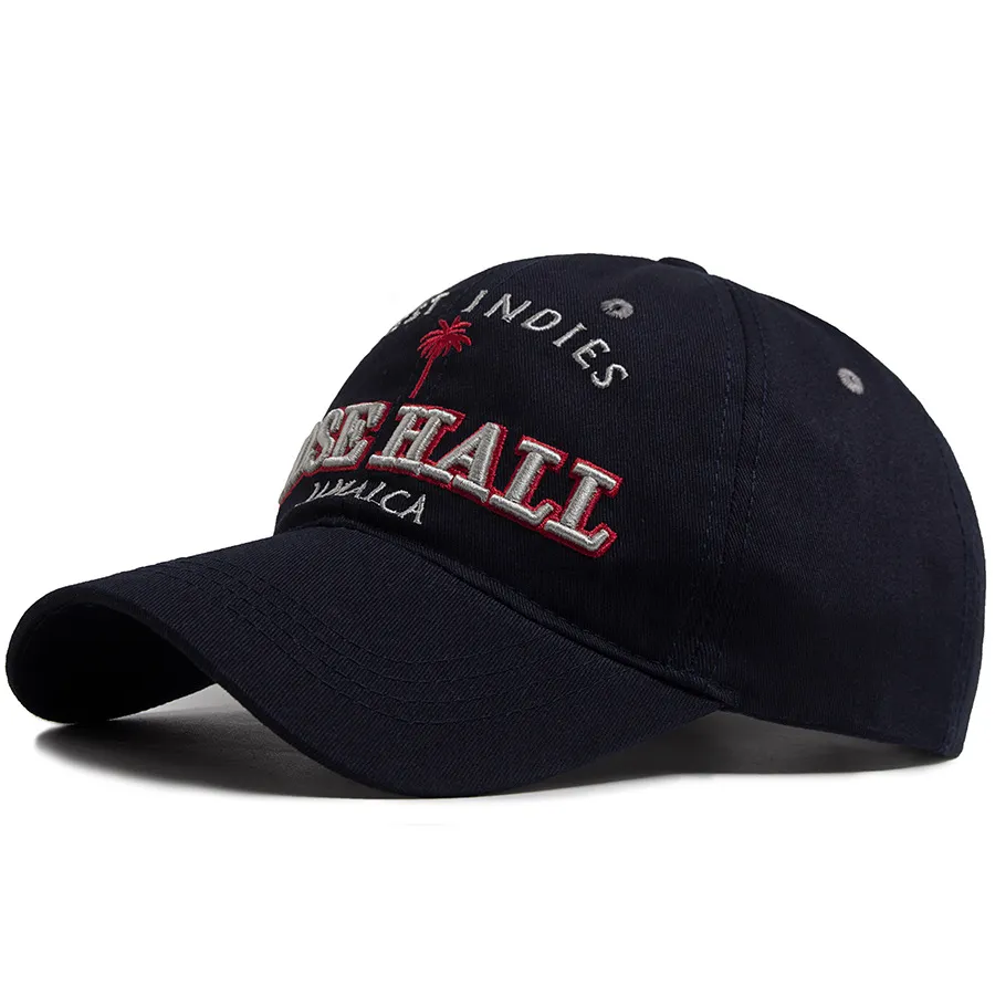 2026 Rose Hall Jamaican Style Embroidered Baseball For Daily Wear Adjustable Casual Duckbill Cap Free Shipping_voghion.com