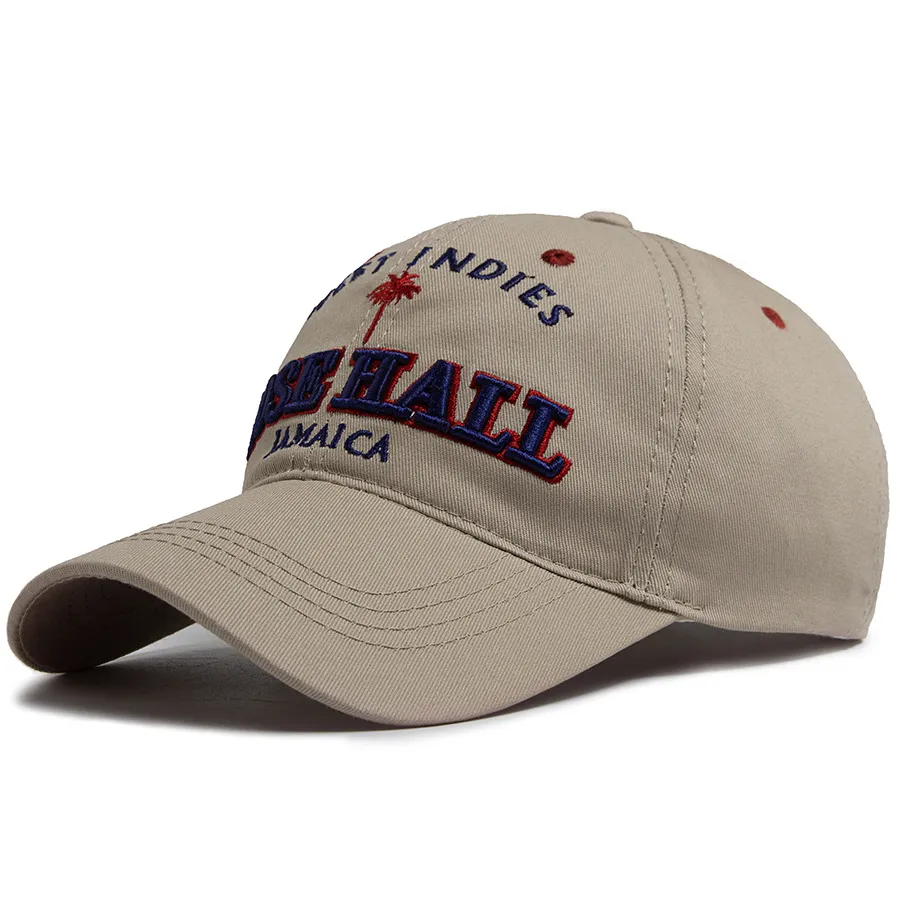 2026 Rose Hall Jamaican Style Embroidered Baseball For Daily Wear Adjustable Casual Duckbill Cap Free Shipping_voghion.com