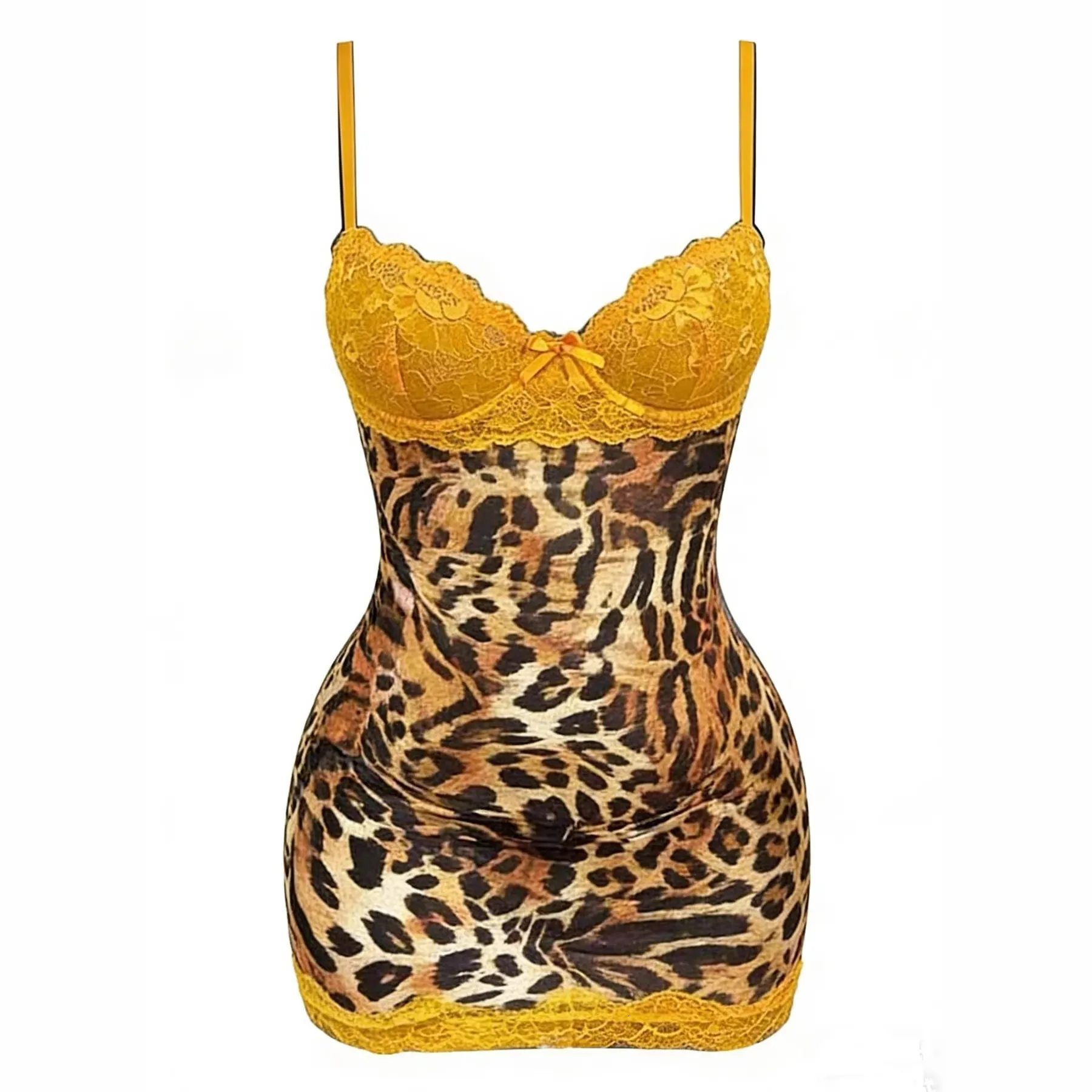 Leopard Print Temu Lingerie Dress With Backless Strap... From Ideamen,  Rs.2,808.95 In Bulk | DHgate.Com