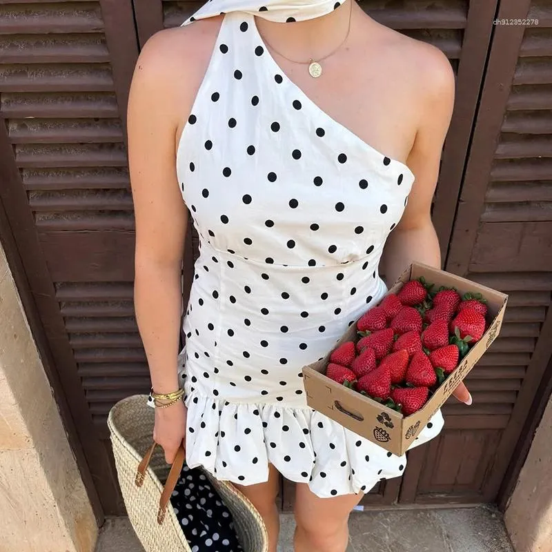 casual polka dot dress Polka Dot Dress Casual Button Summer Dress: Women's A-Line Midi Sundress  with Short Sleeves and Pleated Design
