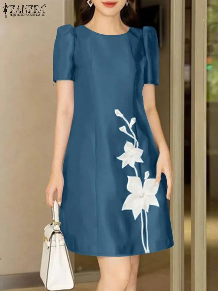 polyester dress in summer Plus Size Polyester Dresses With Sleeves Miami Dolphins Women Dress Women'S Plus Size Summer White V-