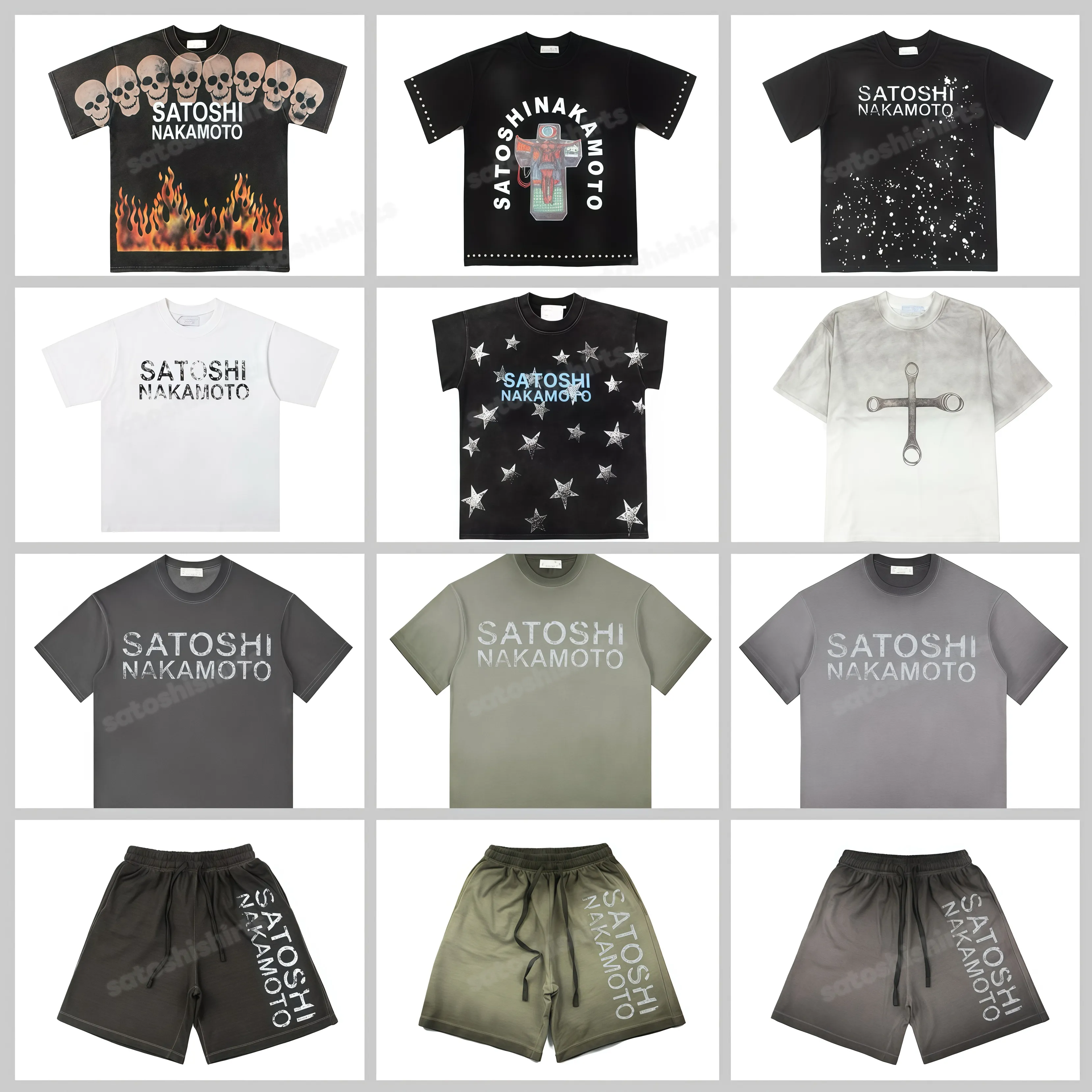 サトシ・ナカモト シャツ サトシ シャツ トップス Tシャツ ナカモト