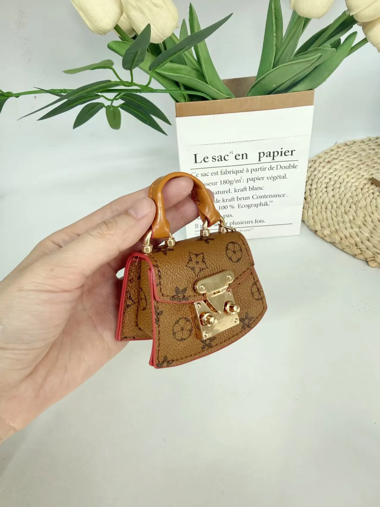 Modische Mini Münztasche Als Schlüsselanhänger Für Kopfhörer_voghion.com