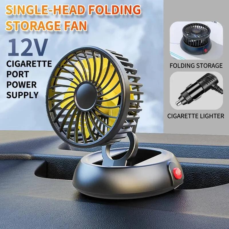 2026 Upgrade Car Cooling Fan 12/24V USB & Cigarette... From Autotool_company, Rs.471.06