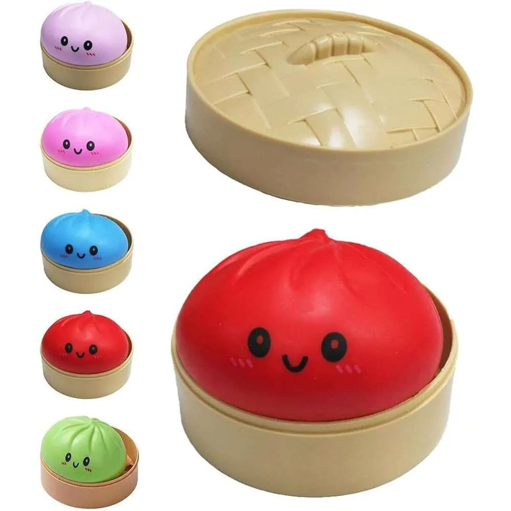 Dumpling Squishy Mystery,2026 Nouveau Glitter Squishy Dumpling,Stress & Anxiety Relief Toys,Random Colors (Aléatoire 1pcs) - Jeux - Jouets