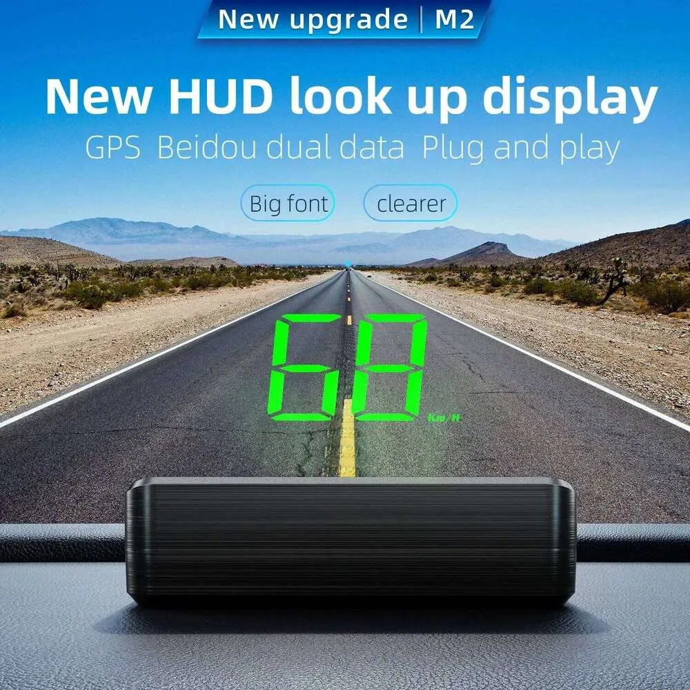 Digital HUD Gps Speed Hud Display For Vehicles And Trucks Windshield ...