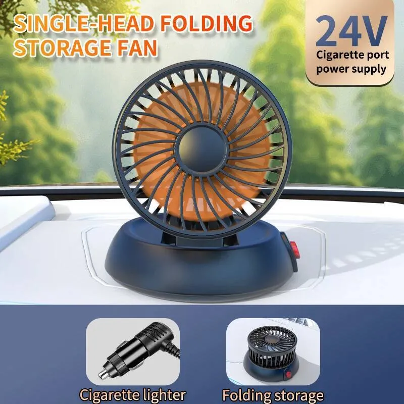 2026 Upgrade Car Cooling Fan 12/24V USB & Cigarette... From Autotool_company, Rs.471.06