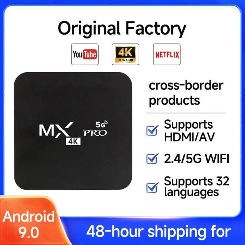 Smart Bluetooth Android Mx9 5g Tv Box Set Top  ... 