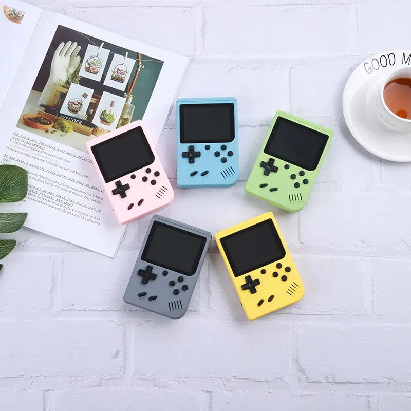 Portable Handheld Old Handheld Video Games 400 Retro 8 Bit Mini Players ...