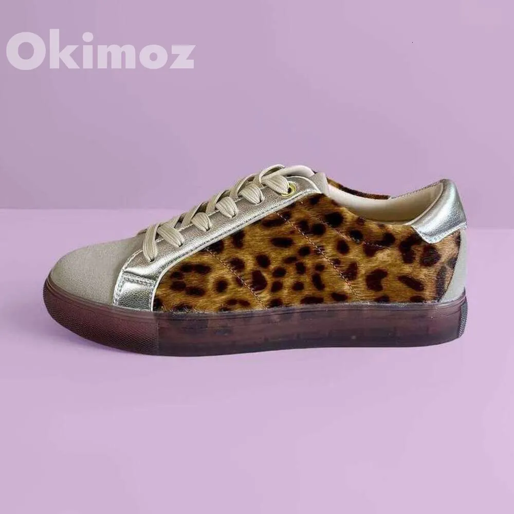 OKIMOZ Casual Sneakers Leopard Print Flat Breathable Mesh Lightweight Urban Running Sneaker Designer Shoes Outdoor Sport_voghion.com