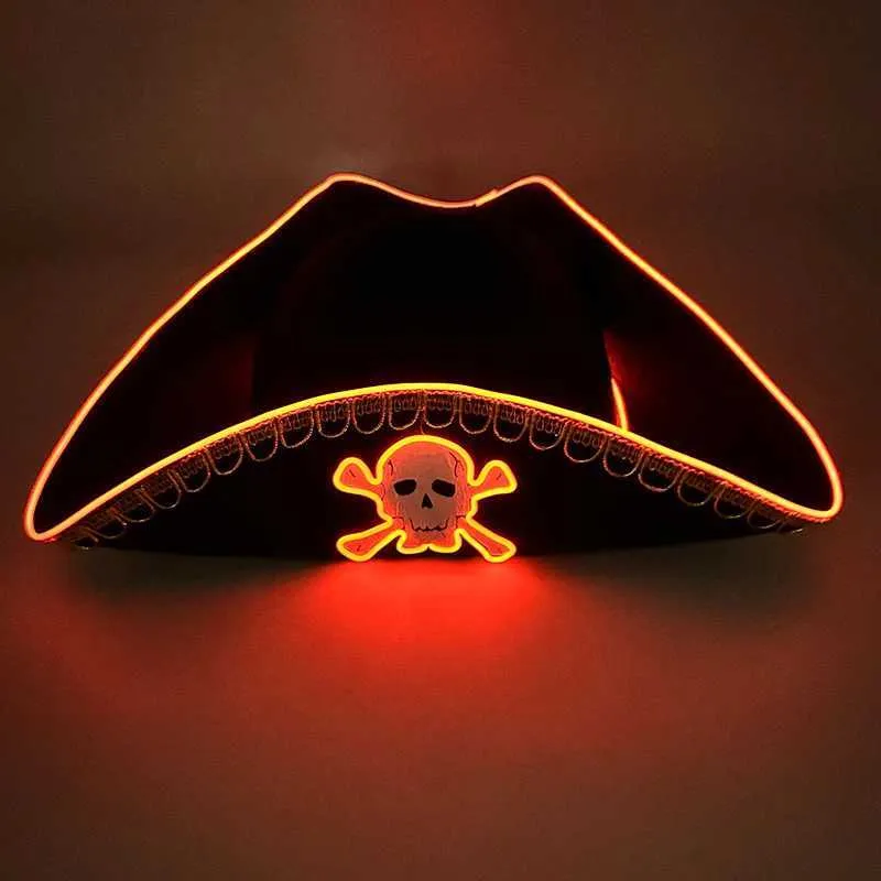 Sombrero Pirata De Imitación Cuero – Accesorio Para Disfraces De Halloween Y Fiestas, Talla Única, Ala Ancha Y Forro Interior