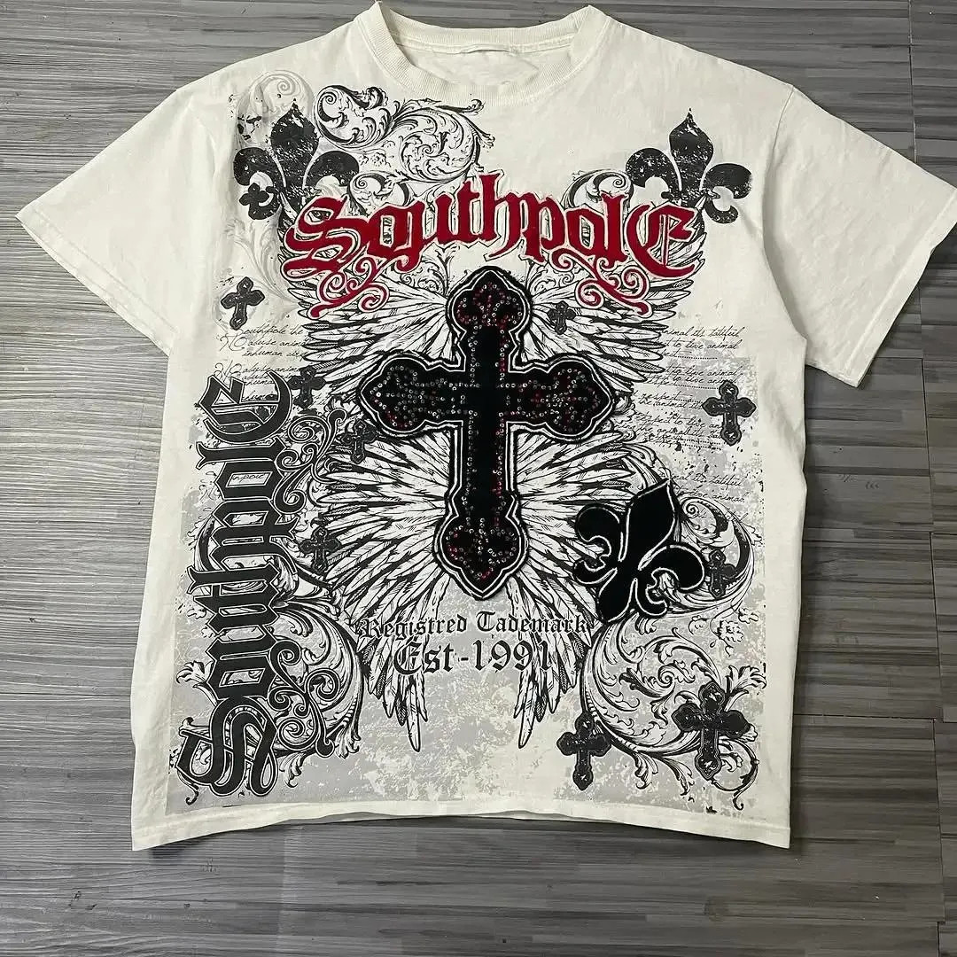 Mens Designer T Shirt High-End Y2k Essentials Clothes Casual Round Neck Brand Refreshing Minority Group High Quality Cotton Elegance T Shirt