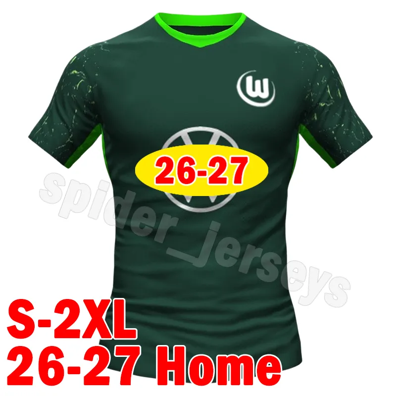 XXXL 4XL 2026 2027 VfL WoLfSbUrG サッカーユニフォーム 80を