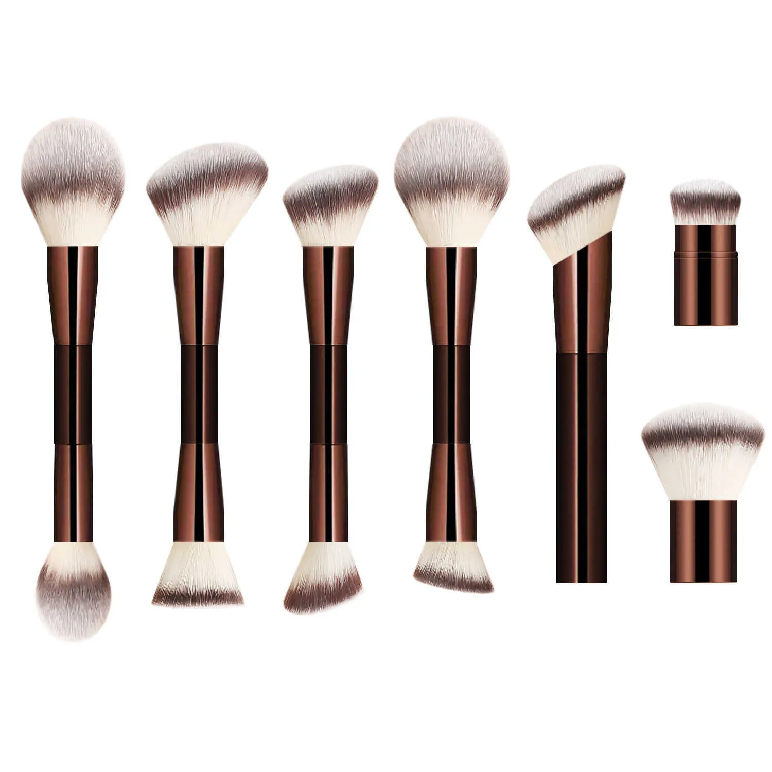 56% OFF – 7‑Piece Double‑Ended Retractable Makeup Brush Set – Wholesale Beauty Tools for Cross‑Border Sales