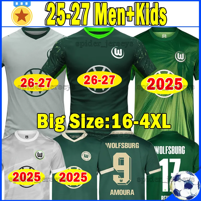 XXXL 4XL 2026 2027 VfL WoLfSbUrG サッカーユニフォーム 80を