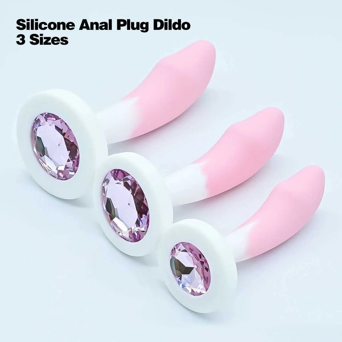 anal plug pornstar Tapón Anal De Silicona es 3 Tamaños Butt Plug... De 10,36 €