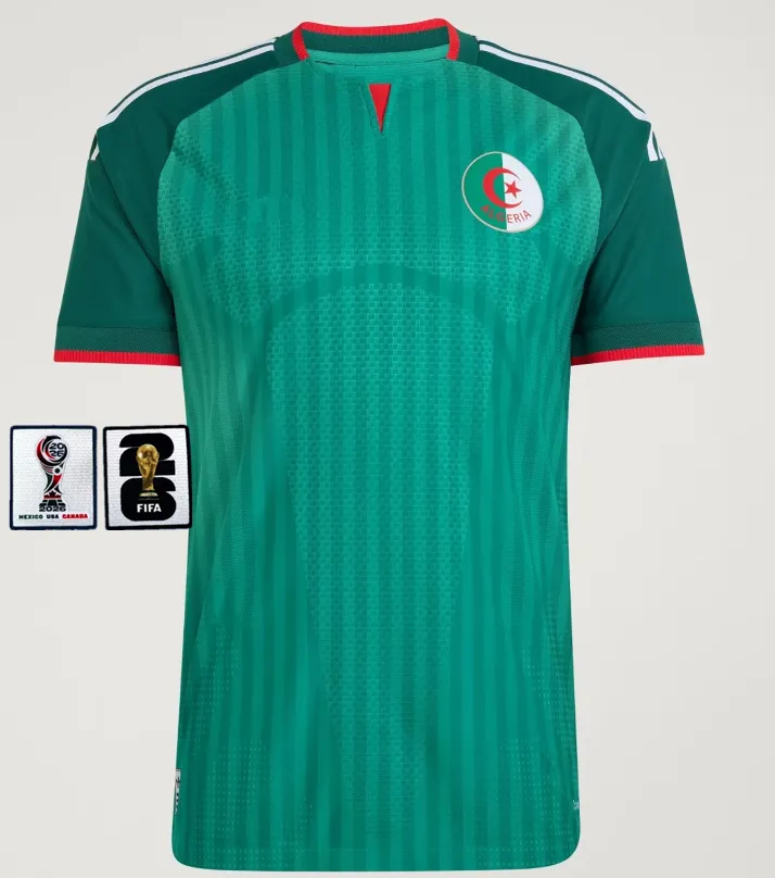 S 4XL アルジェリア サッカー ユニフォーム マフレズ 2026 ホーム