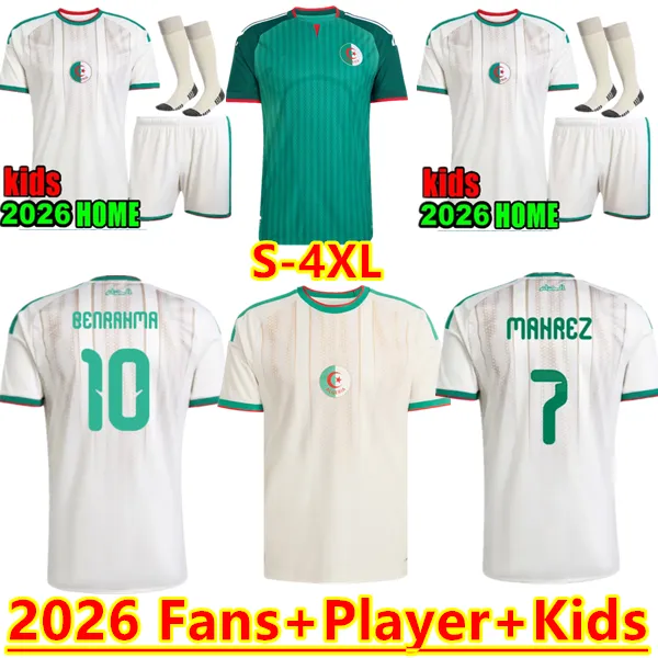 S 4XL アルジェリア サッカー ユニフォーム マフレズ 2026 ホーム