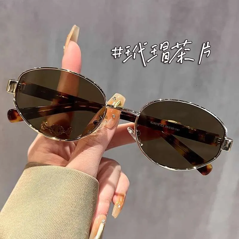 Vintage Designer Tortoiseshell Oval Women’s Sunglasses NULOOQ Retro Oval Sunglasses for Women 90s Trendy Vintage  main image 3