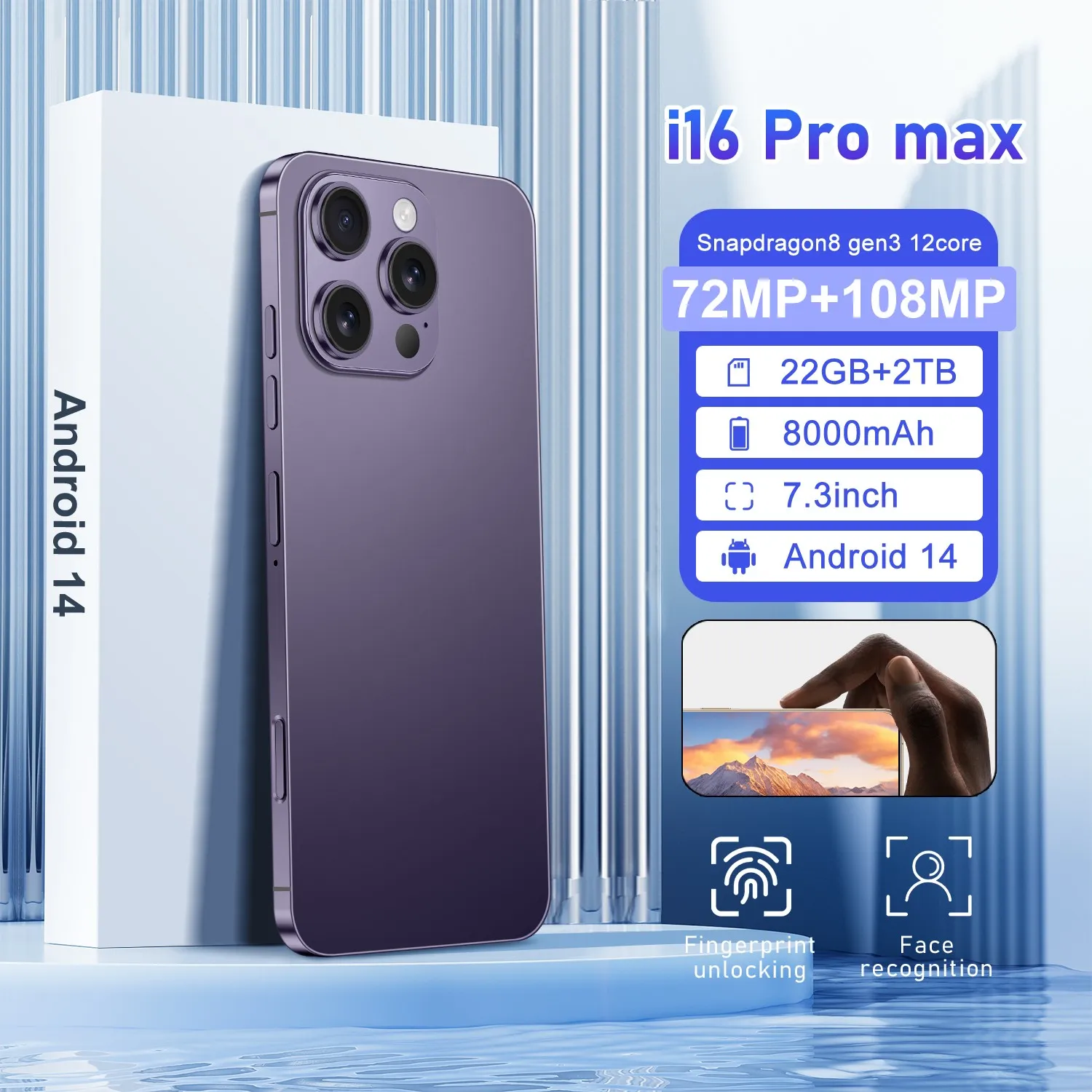 I16ProMax 5G Small Smartphone   Global Version With... 
