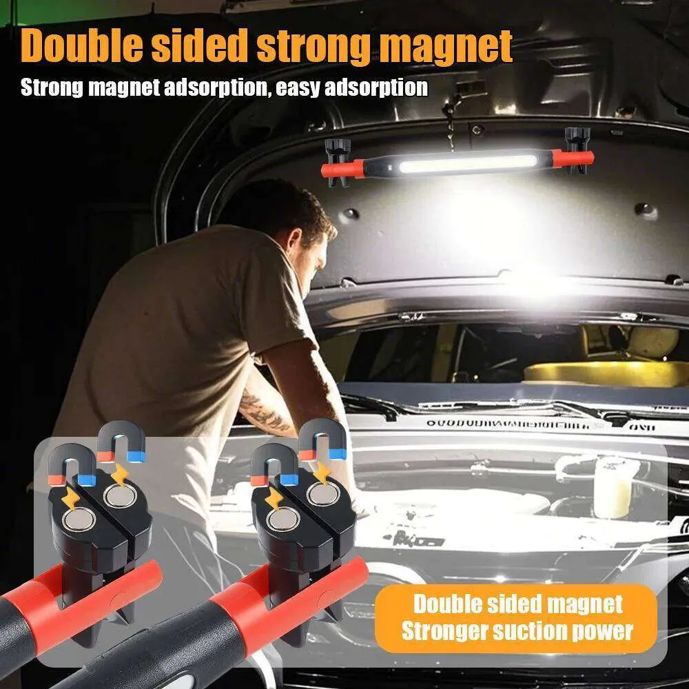 automotive mechanics rechargeable led flashlight Mechanic Work Light 1200LM The work light comes with a strong magnetic base Flexible LED Flashlight Stick, 30"