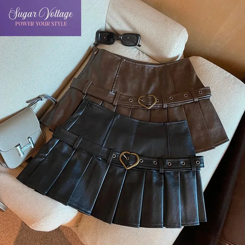 american retro leather dress American Vintage - Dress Unyl - women - brown