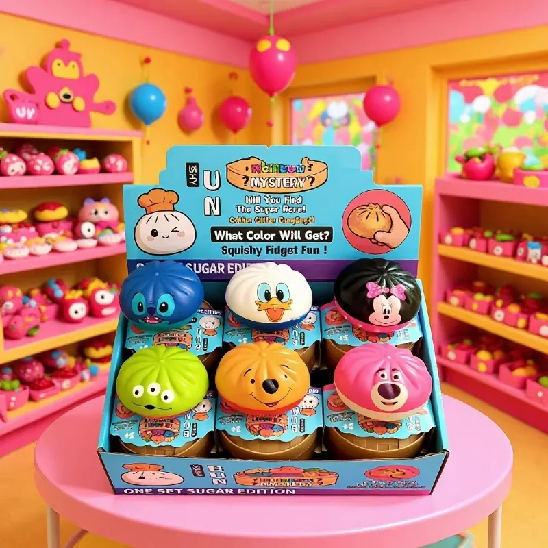 Jumbo Rainbow Dumpling – Pelota Anti-estrés Gigante De Goma Con Forma De Dumpling, Juguete Sensorial Suave Y Rebotante Para Niños Y Adultos