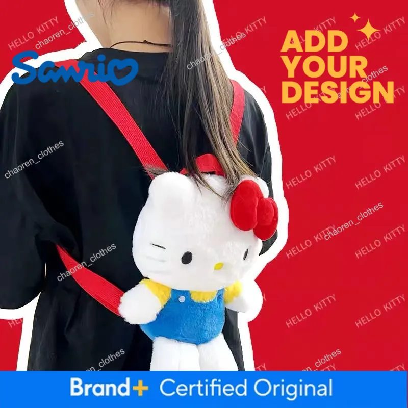 hello kitty fluffy backpack [Pre-order] Sanrio Plush Bags (Kawaii Bag) K9710 it offers both comfort and durability Hello Kitty Plush Backpack For