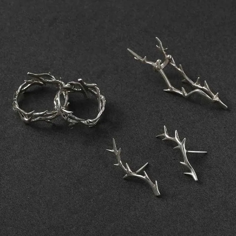 Vintage tak & doorn designer ring voor dames en heren cadeau_voghion.com
