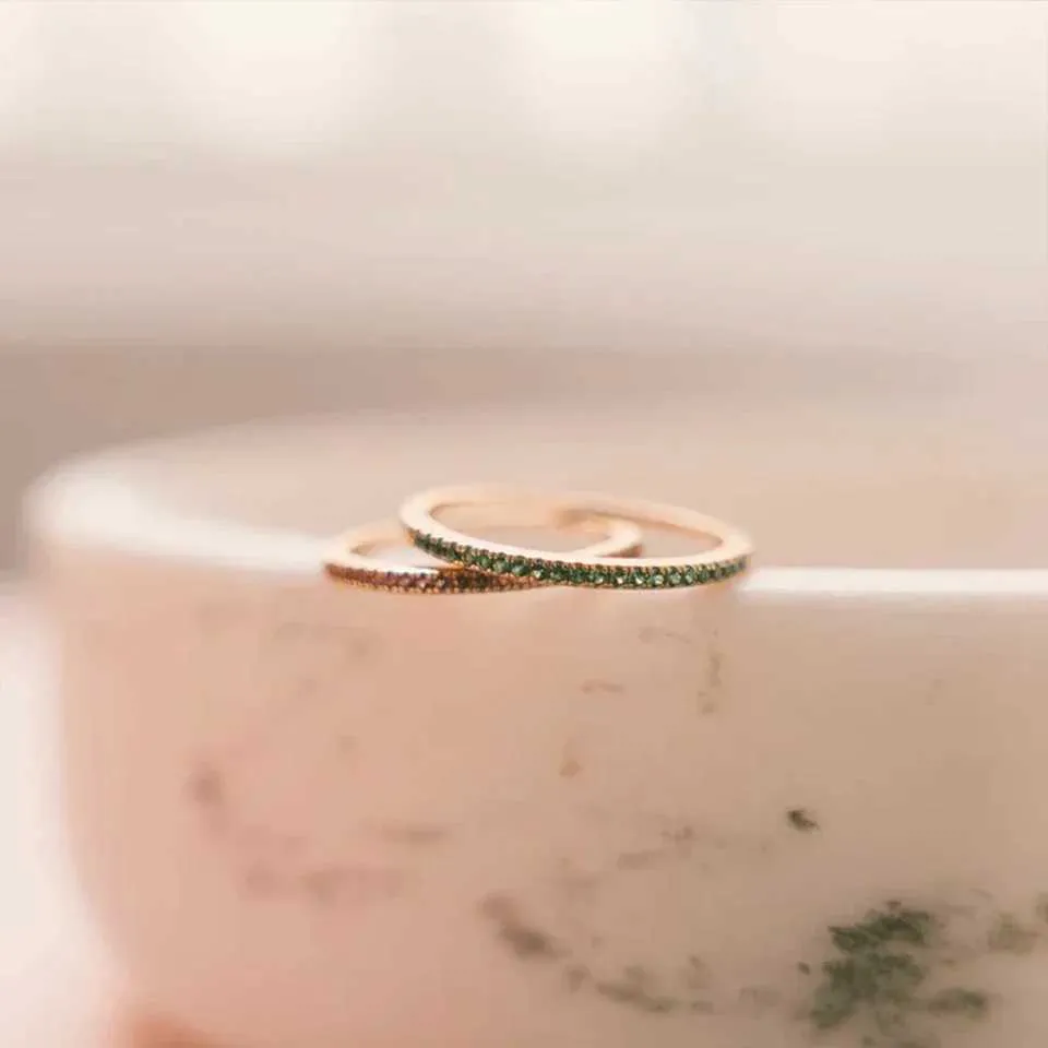 Designer ring met geboortesteen en kristallen voor dames_voghion.com