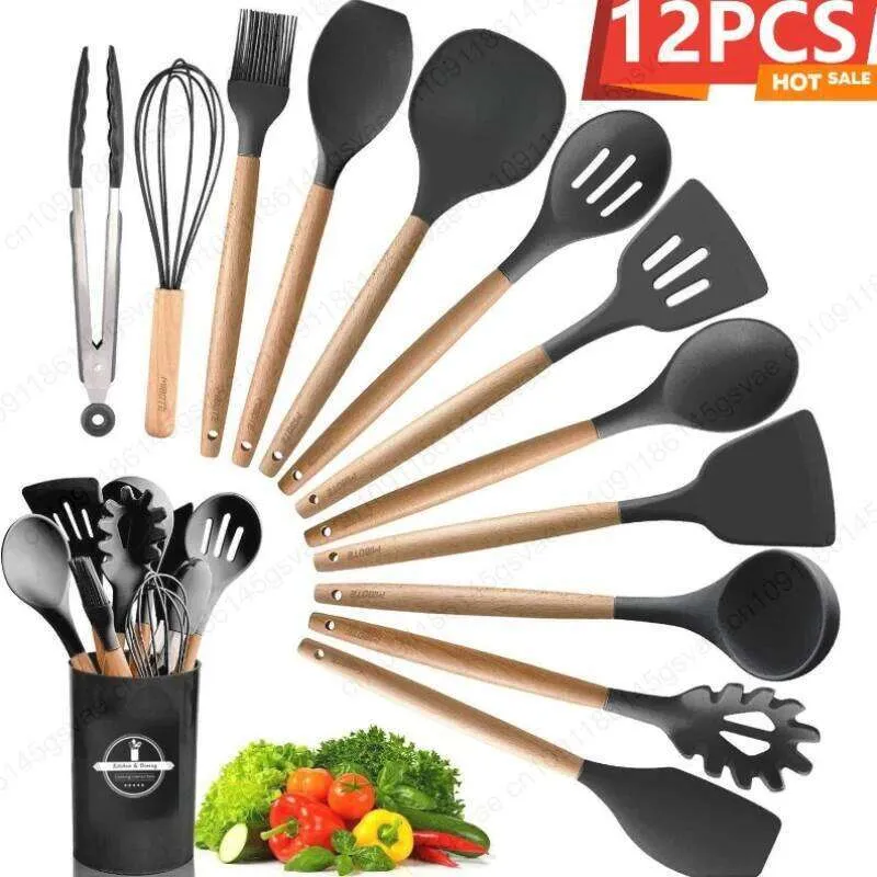 Non Stick Silicone Non Stick Utensils Set Set  ... 