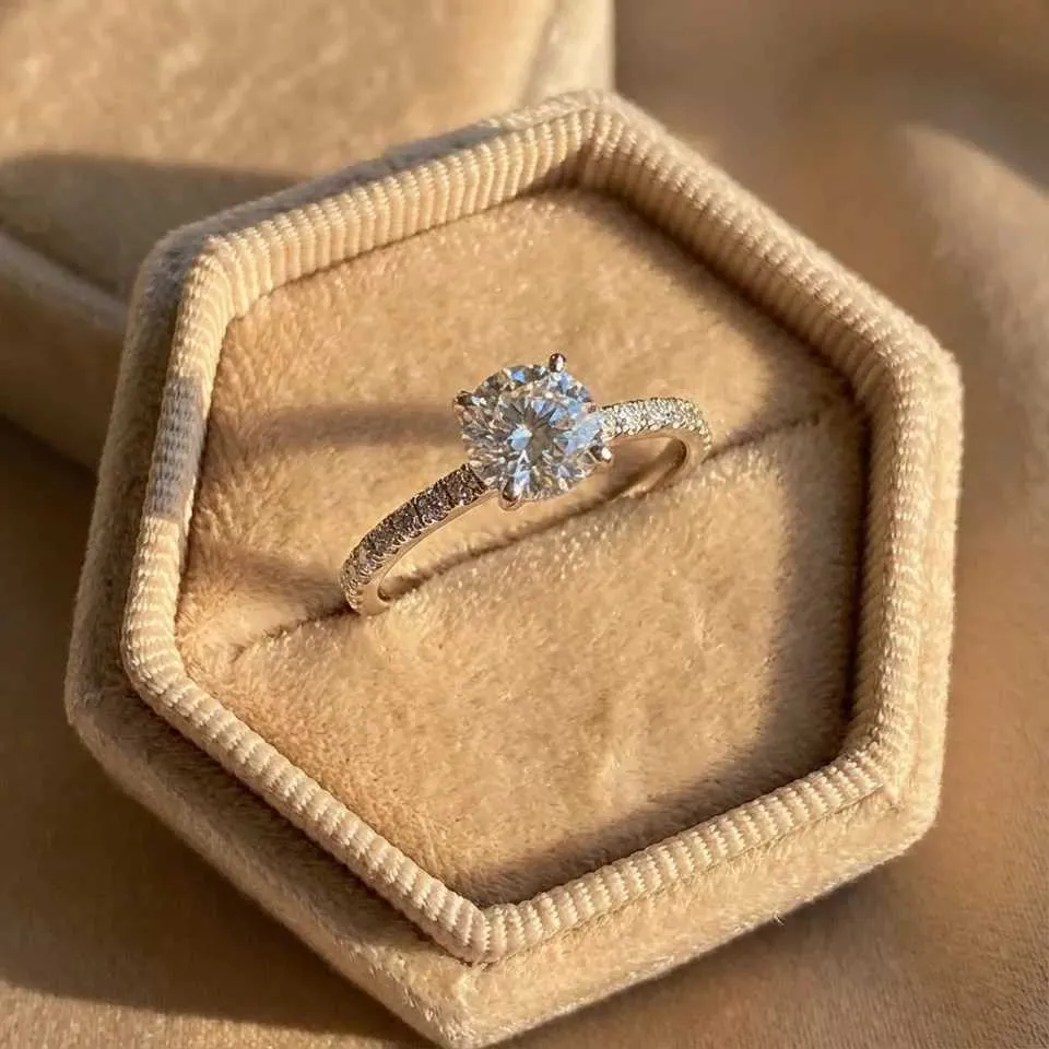 925 Sterling Silver Gorgeous Shiny Zircon Round Rings For Women Anniversary Marry Luxury High Quality Fine Jewelry Gift_voghion.com
