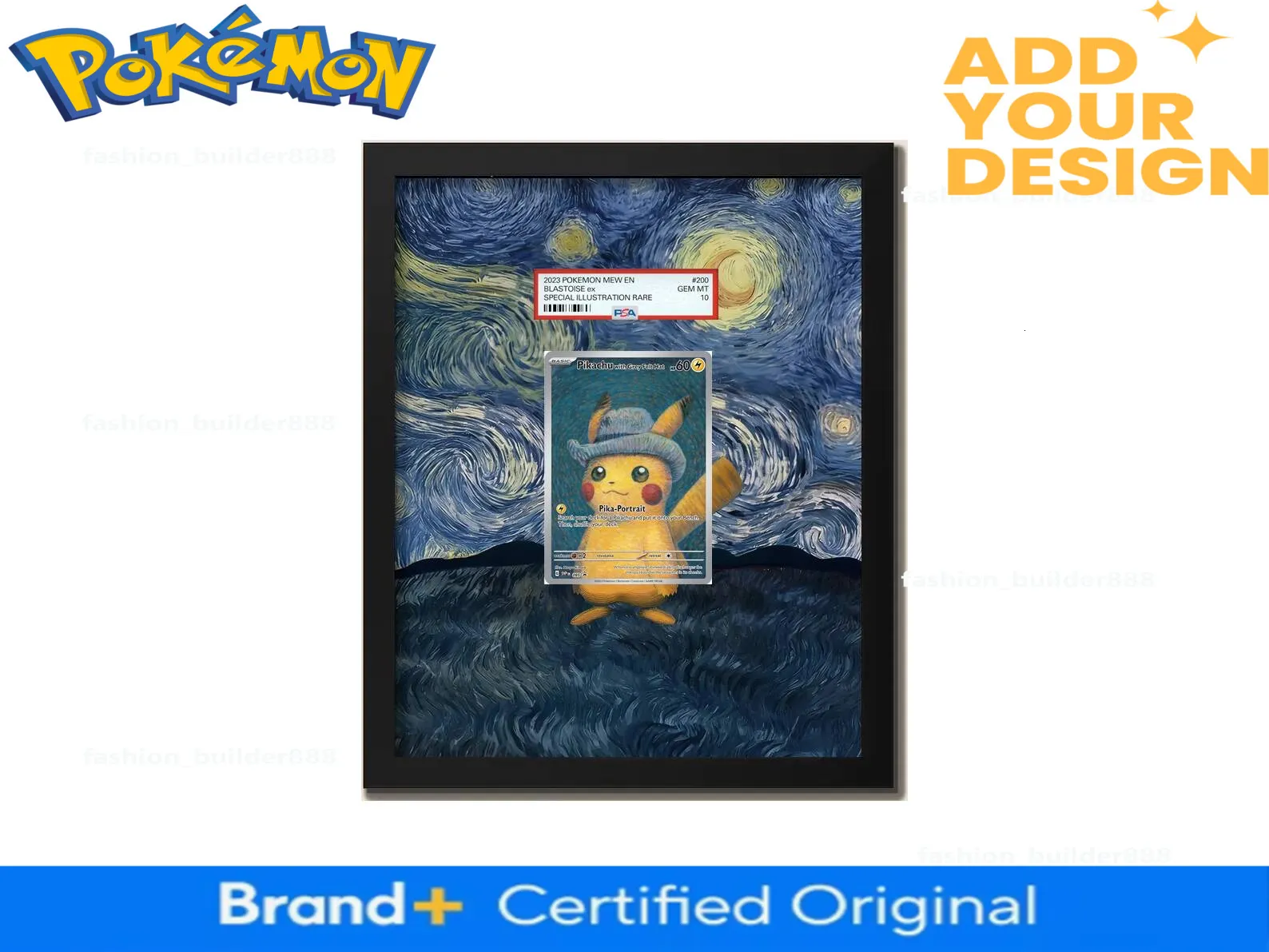 van gogh pokemon card set wholesale Pokemon Protective case General Language Van Gogh Pokemon Custom  Expansion Card Set: Sword & Shield Loose Cards Expansion Card Set PTCG