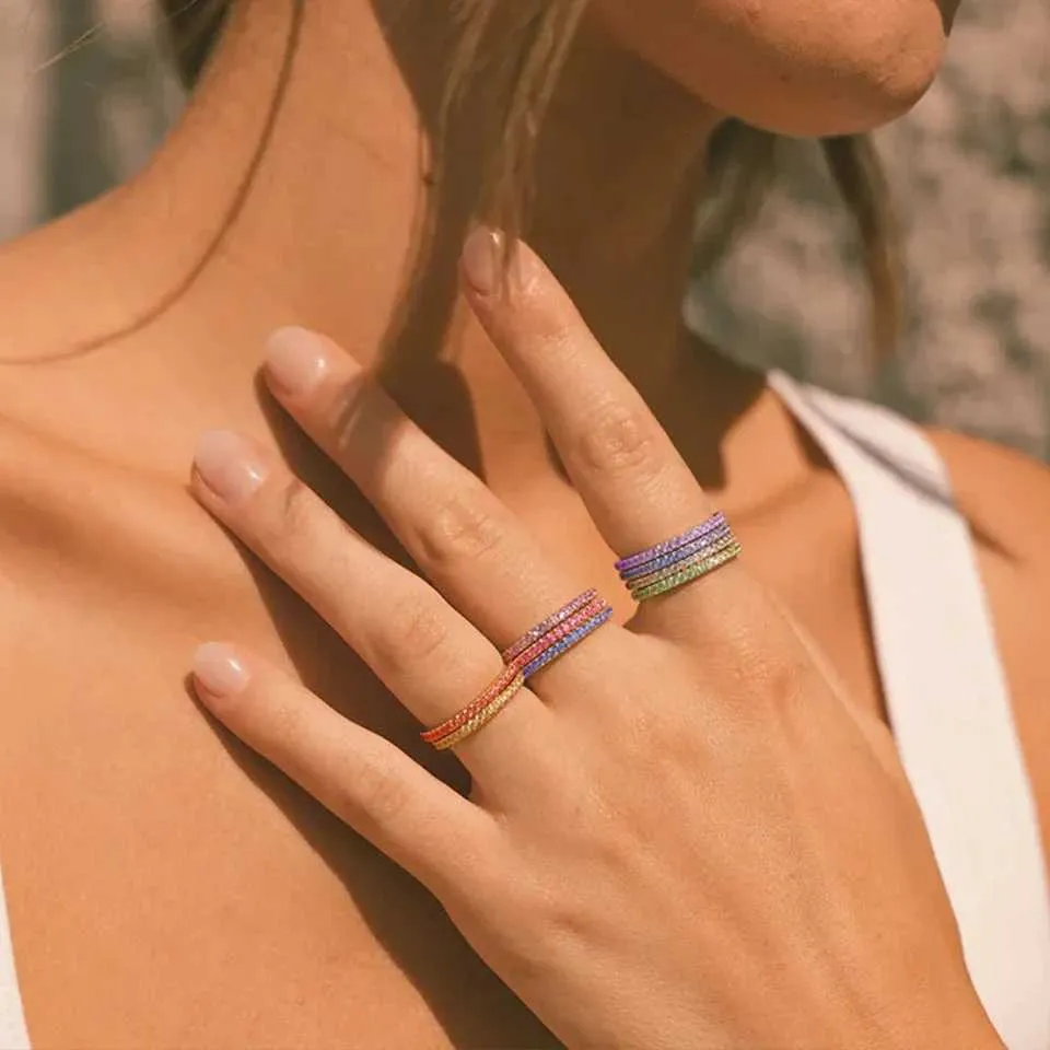 Designer ring met geboortesteen en kristallen voor dames_voghion.com