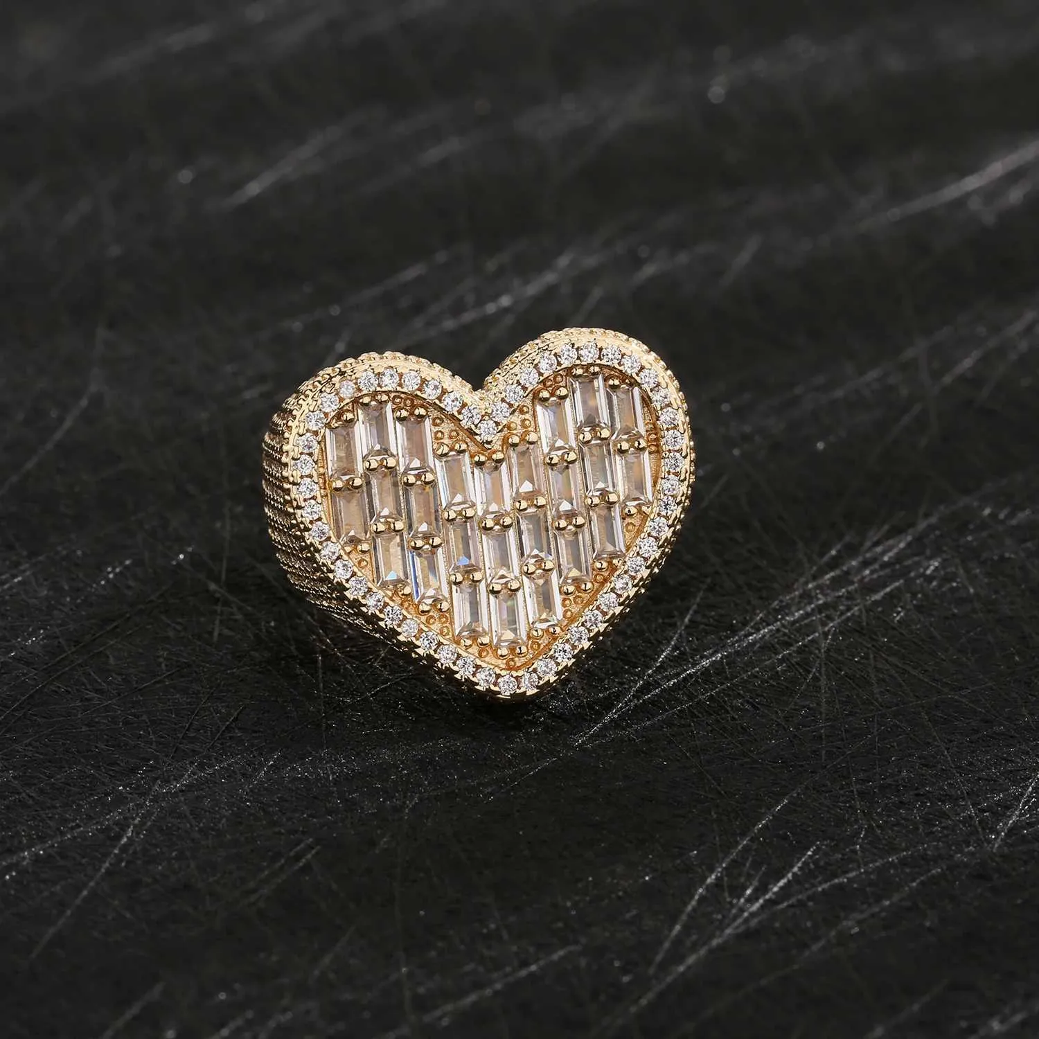 Delicate Heart Shape Ring In Copper Elegant Jewellery Gift For Her_voghion.com