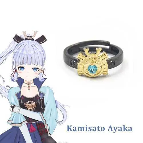 Genshin Impact cosplay van Diluc, Albedo en Ganyu Xiao, verstelbare ringen voor mannen, open ringen voor vrouwen, sieraden_voghion.com