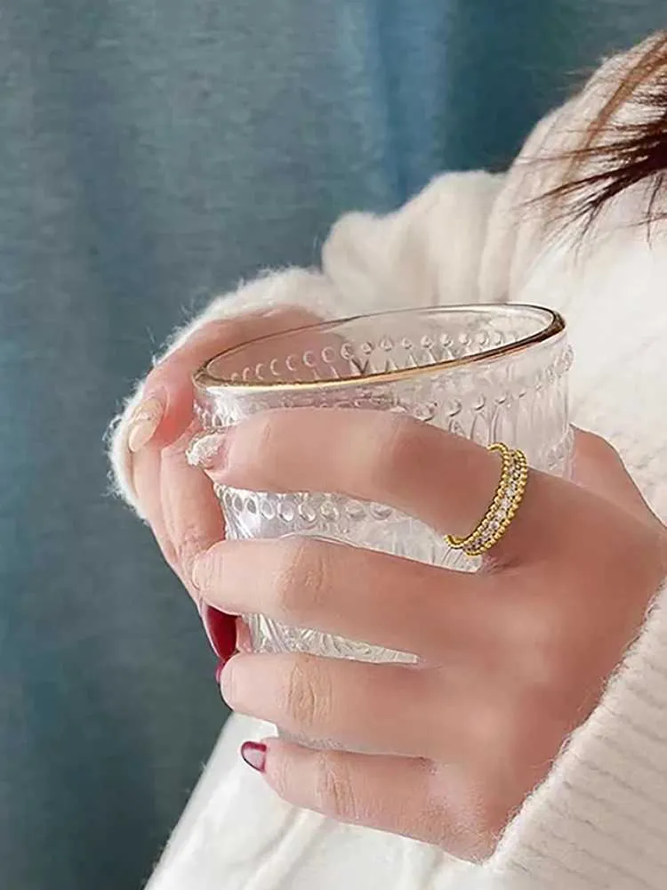925 Sterling Silver Simple Classic Gorgeous Round Zircon Ring For Women Engagement Wedding Luxury High Quality Fine_voghion.com